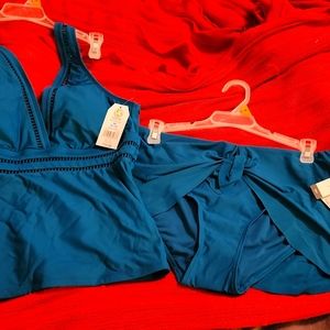 2 piece tankini bathing suit